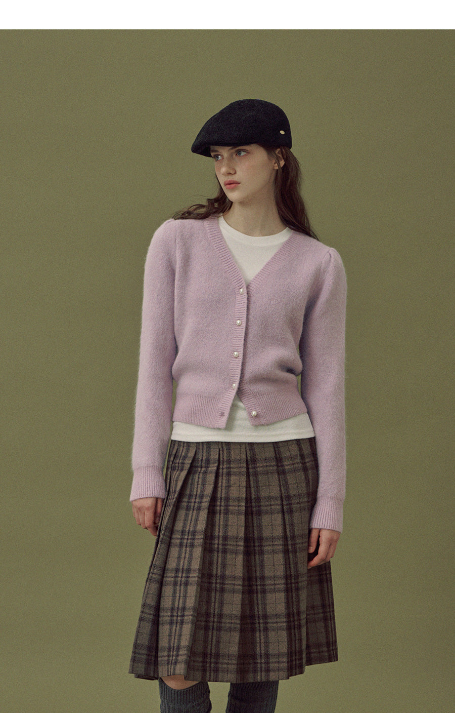 Sweetie Angora Knit Cardigan