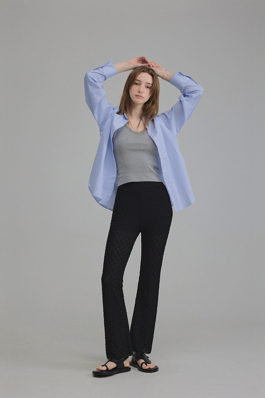 Powen Stripe Overfit Shirt