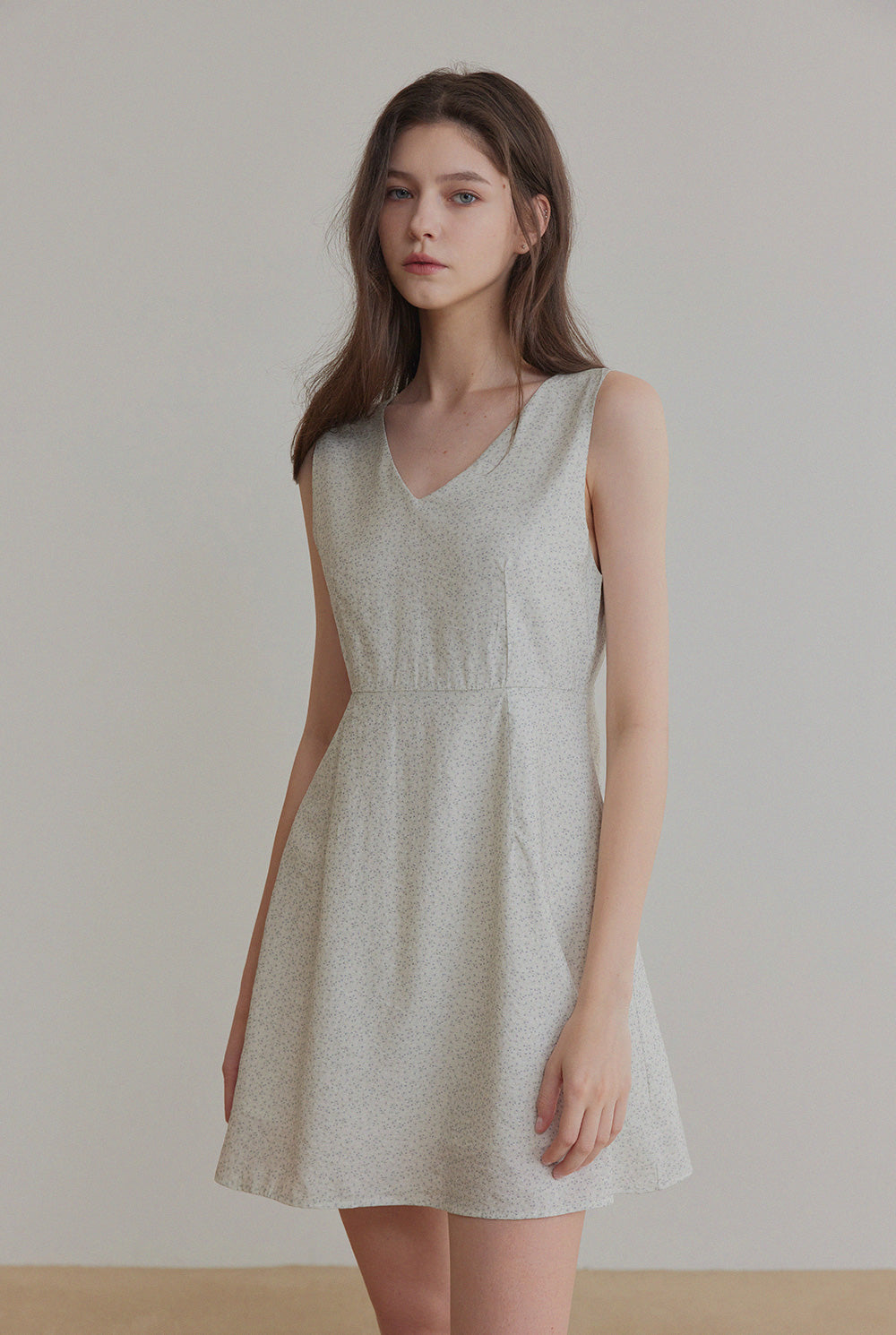 Lund Tiny Floral Flare Dress