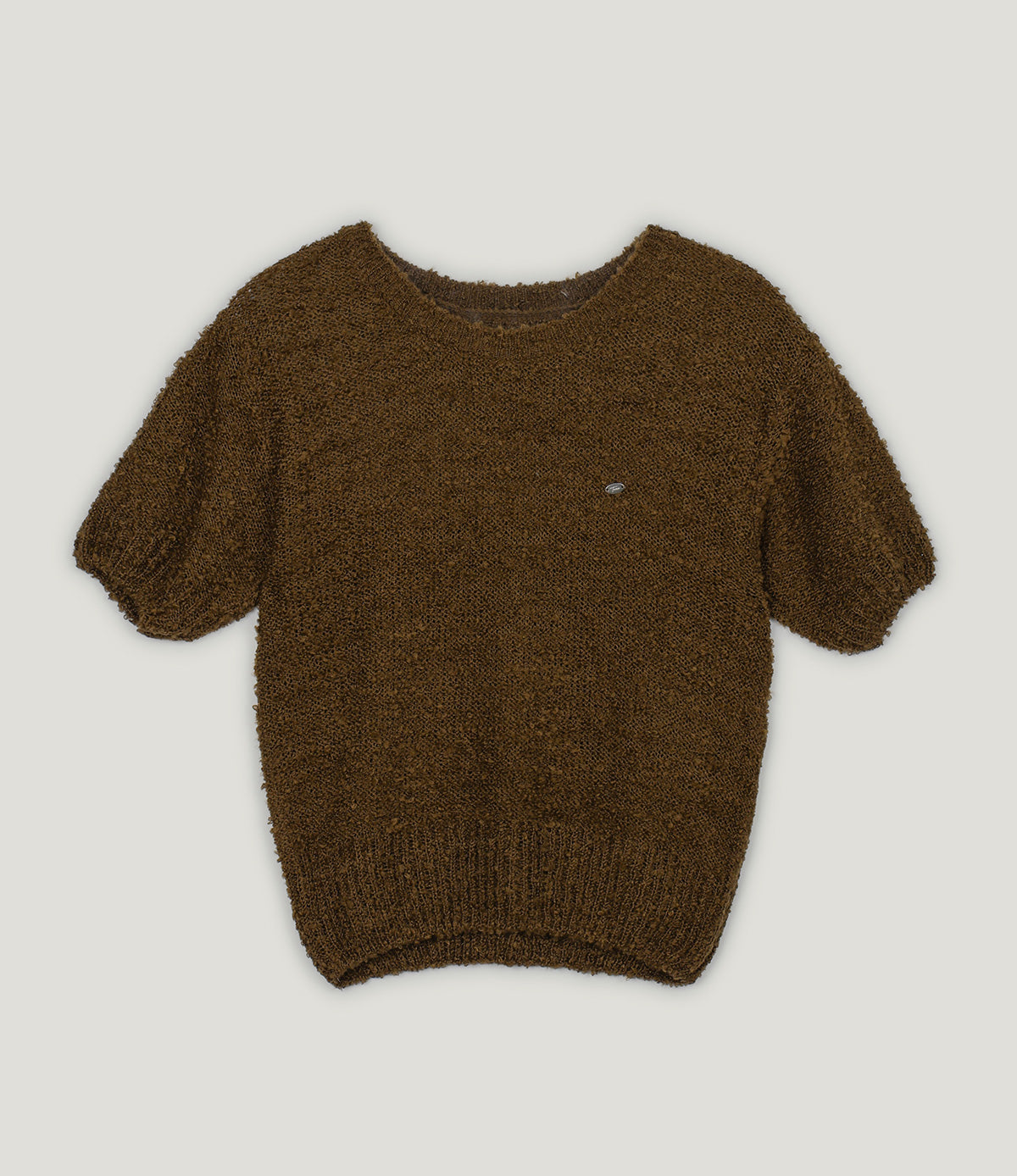 Orit Bouclé Short Sleeve Knit