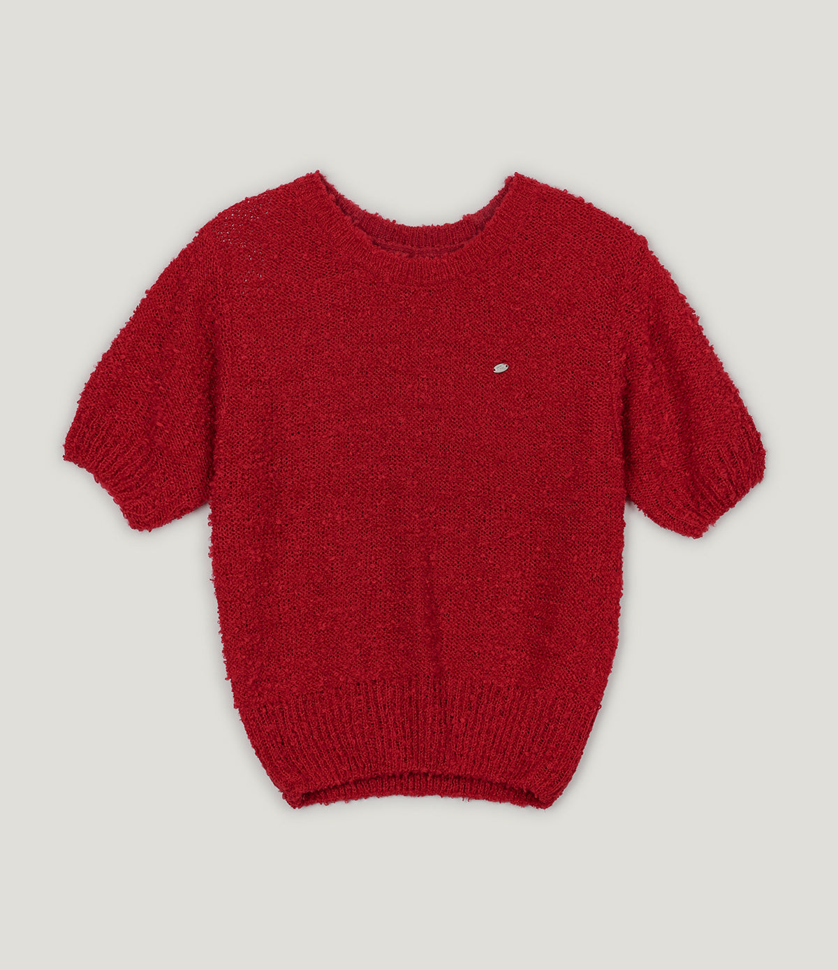 Orit Bouclé Short Sleeve Knit