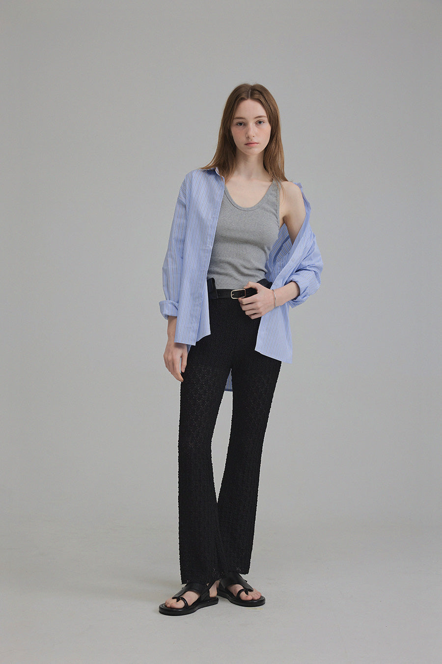 Powen Stripe Overfit Shirt