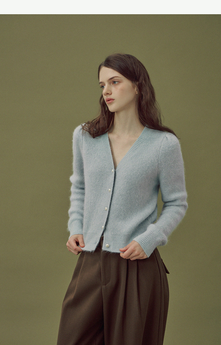 Sweetie Angora Knit Cardigan