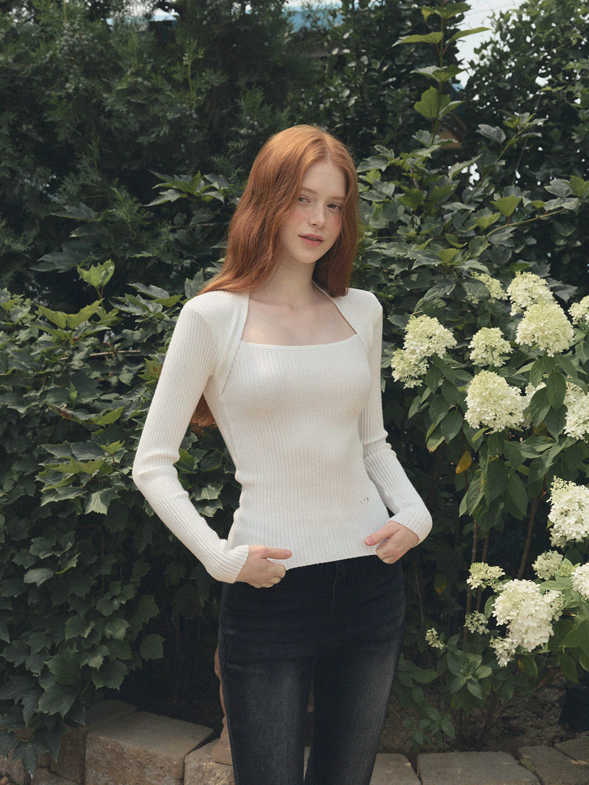 Inlet Bolero Long Sleeve Knit