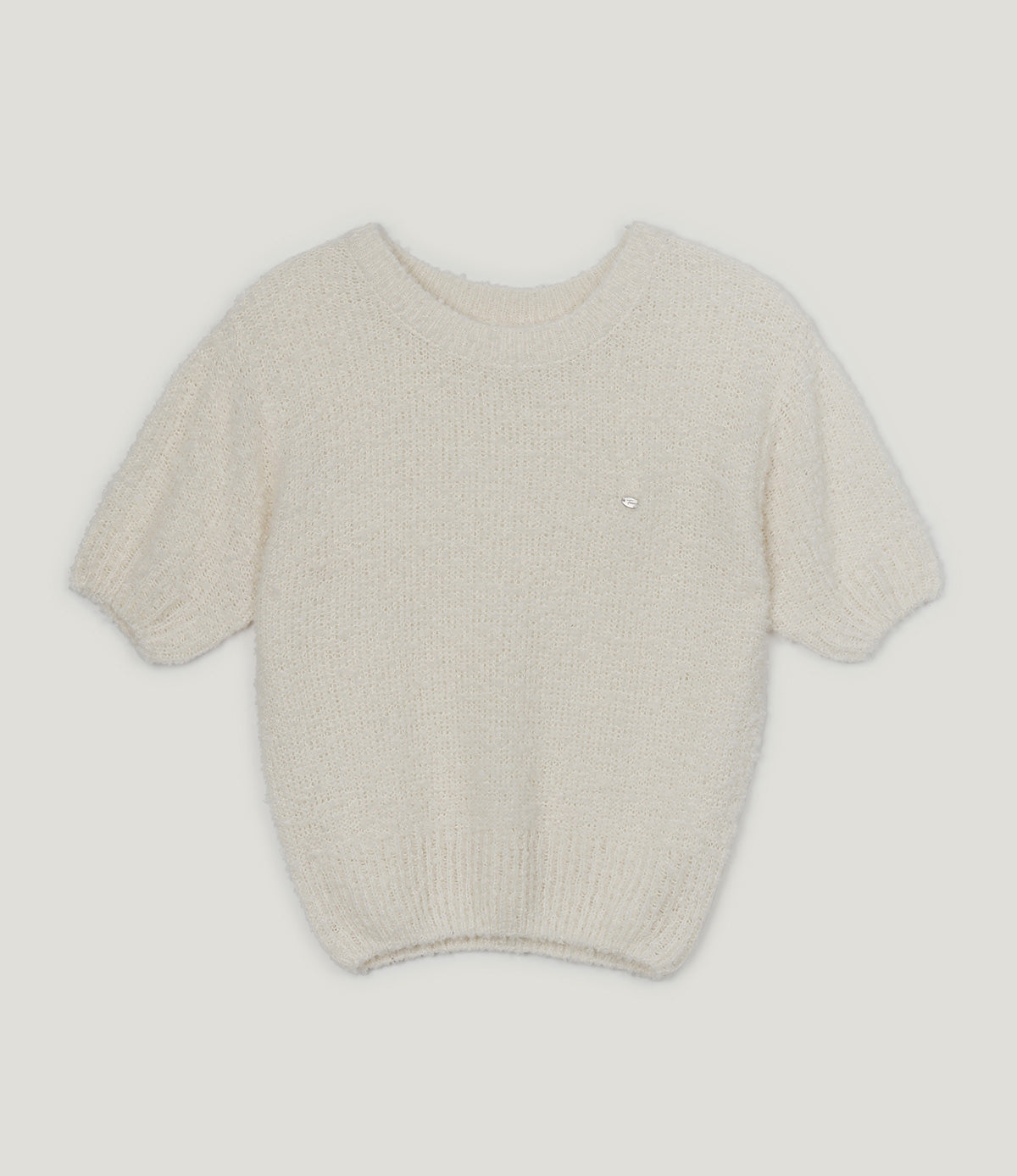 Orit Bouclé Short Sleeve Knit