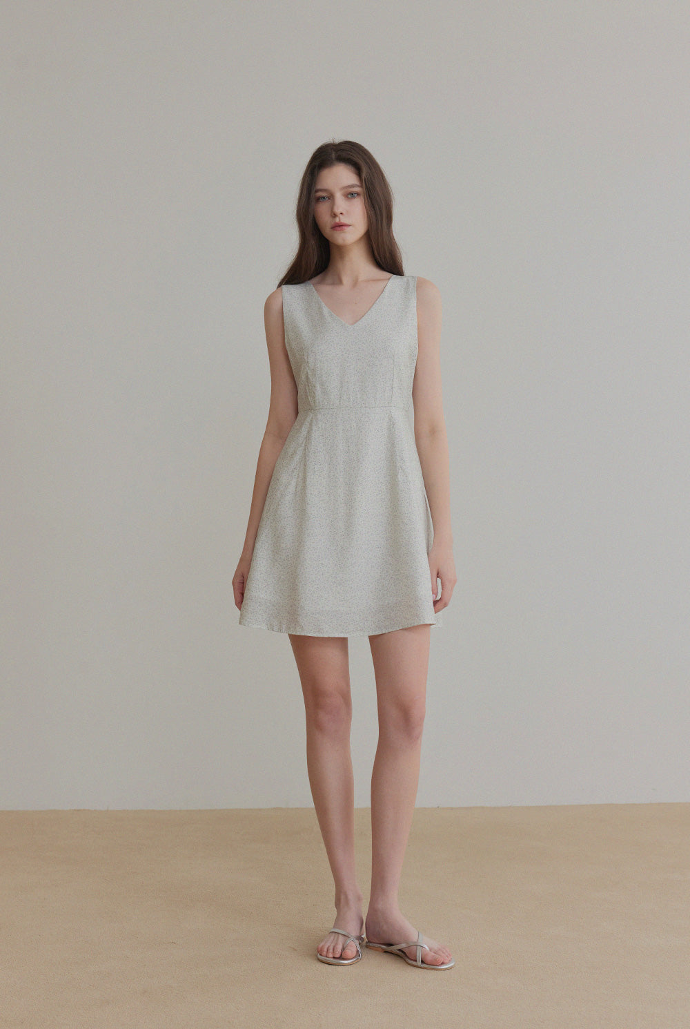 Lund Tiny Floral Flare Dress