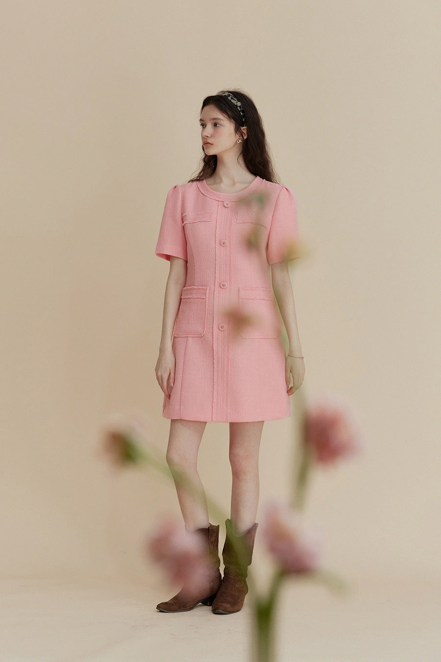 Aint Tweed Pocket Dress