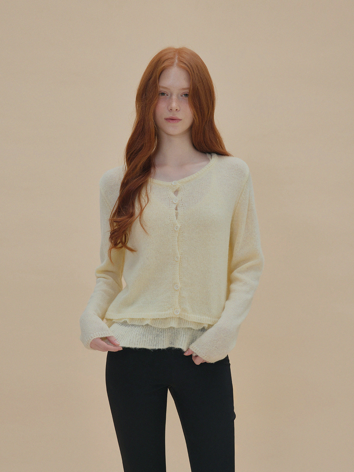 Viachu Knit Tank Top & Cardigan Set