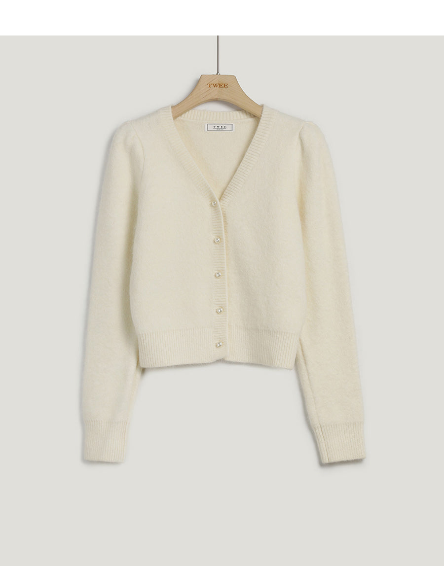 Sweetie Angora Knit Cardigan