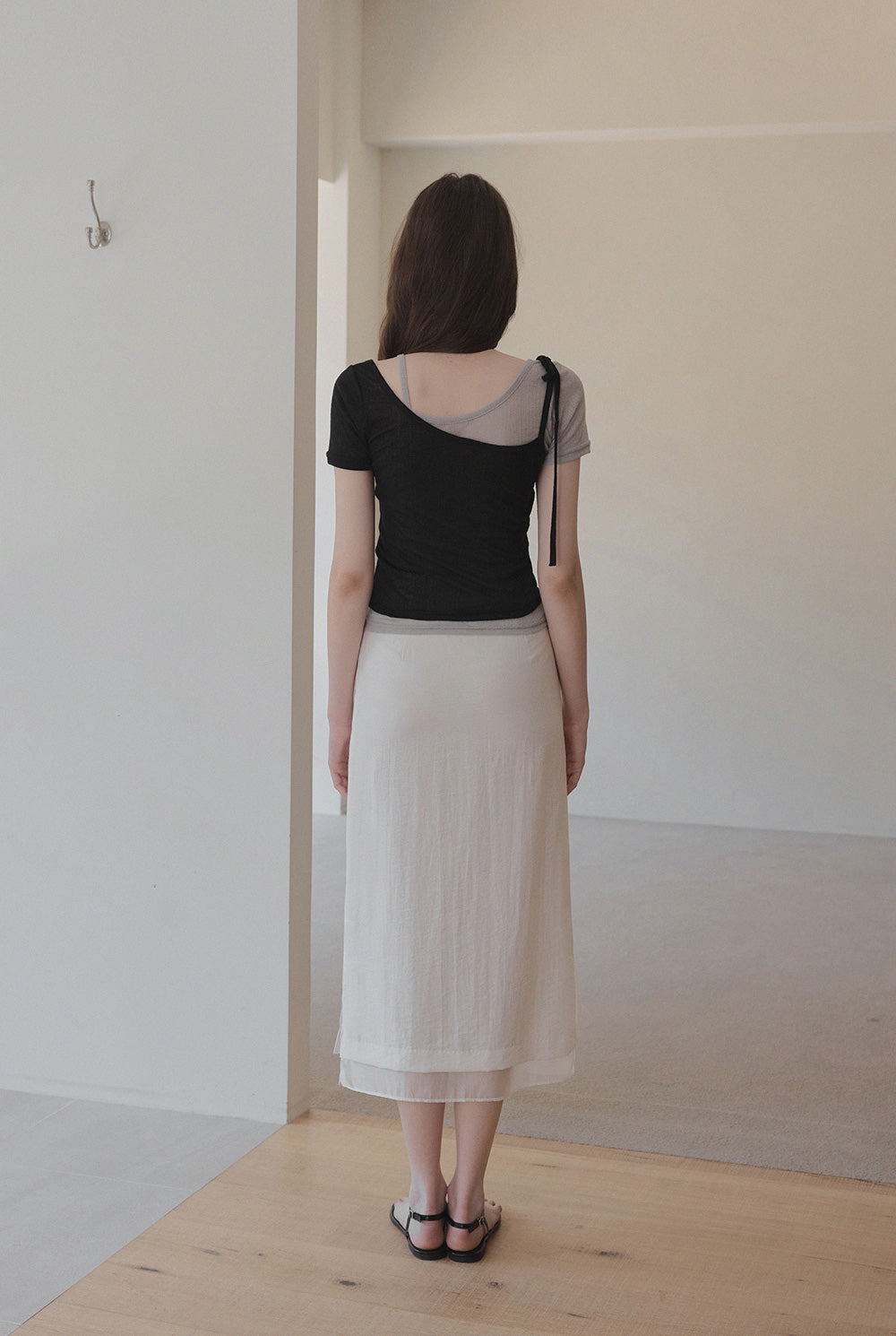 Winb Colorblock Layered Short Sleeve T-Shirt