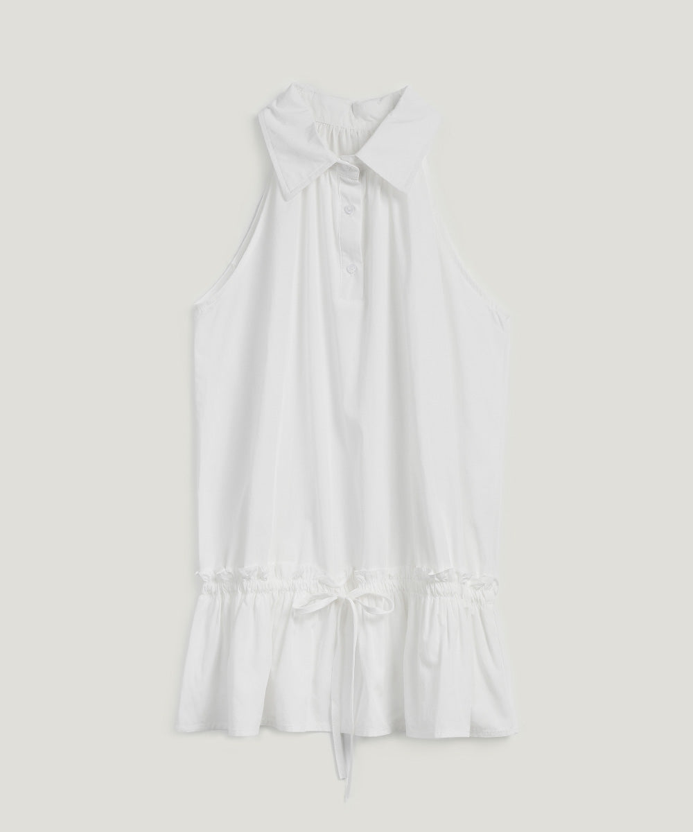 Emkin Collar Flare Blouse
