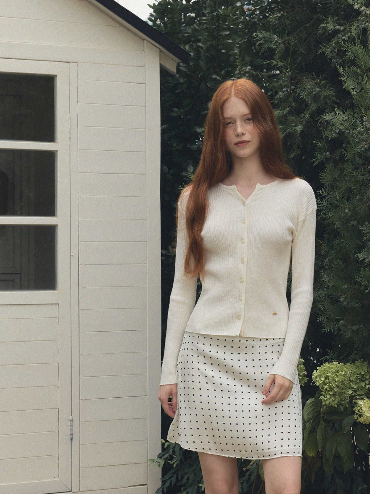 Enton Dot Mini Skirt