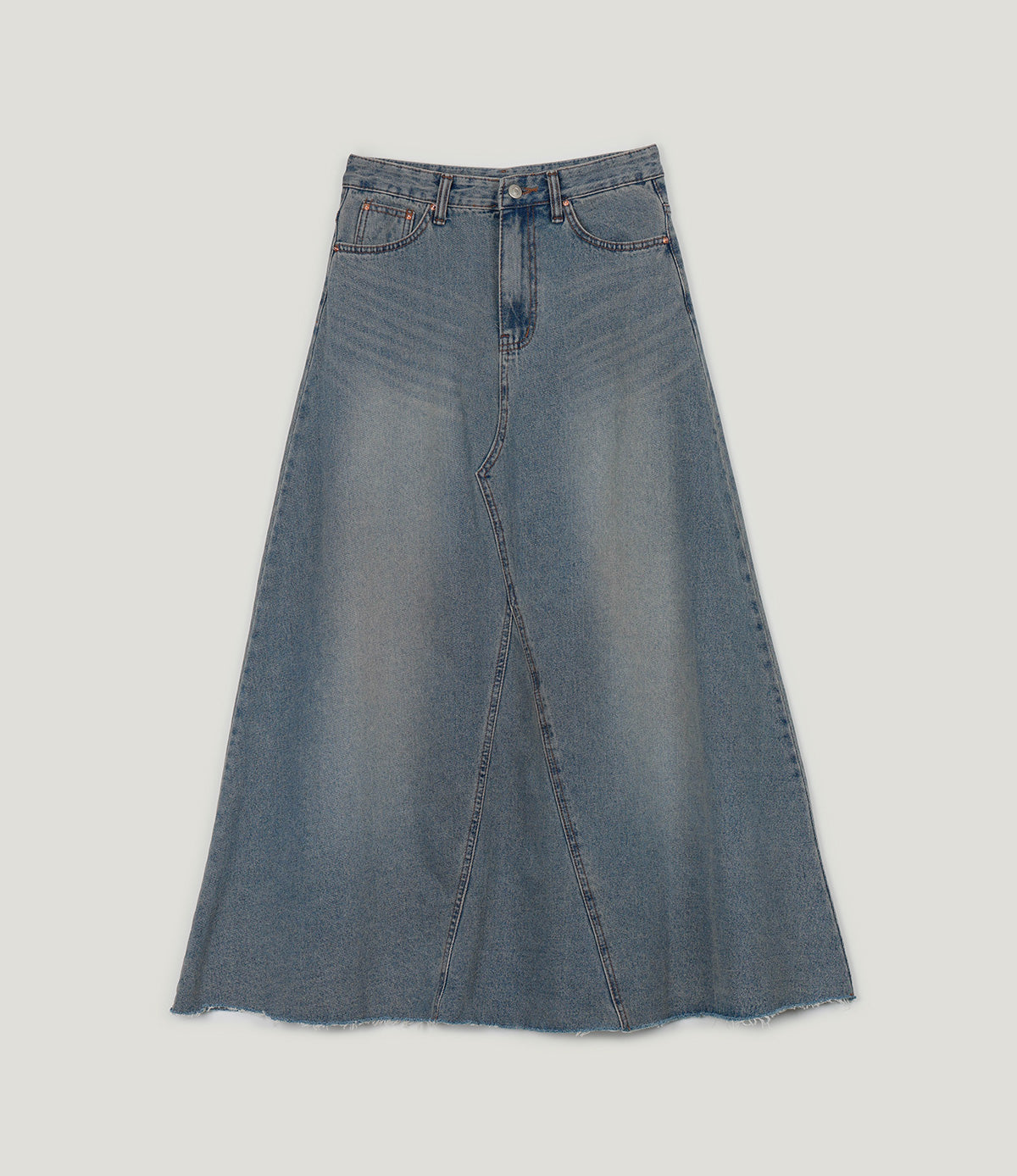 Korbit Denim Maxi Skirt