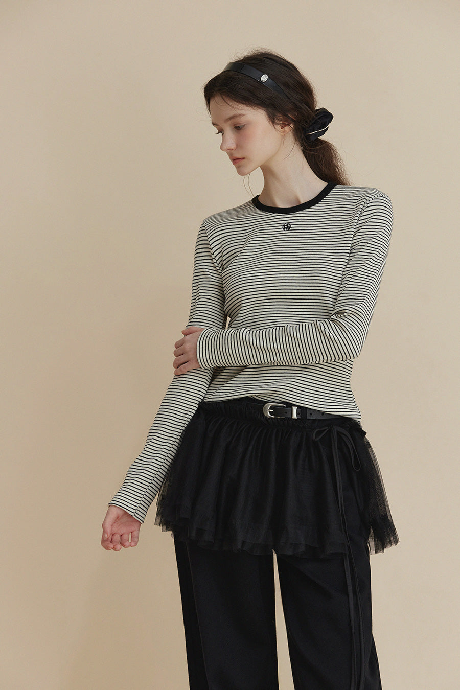 Rough Straight Cotton Pants
