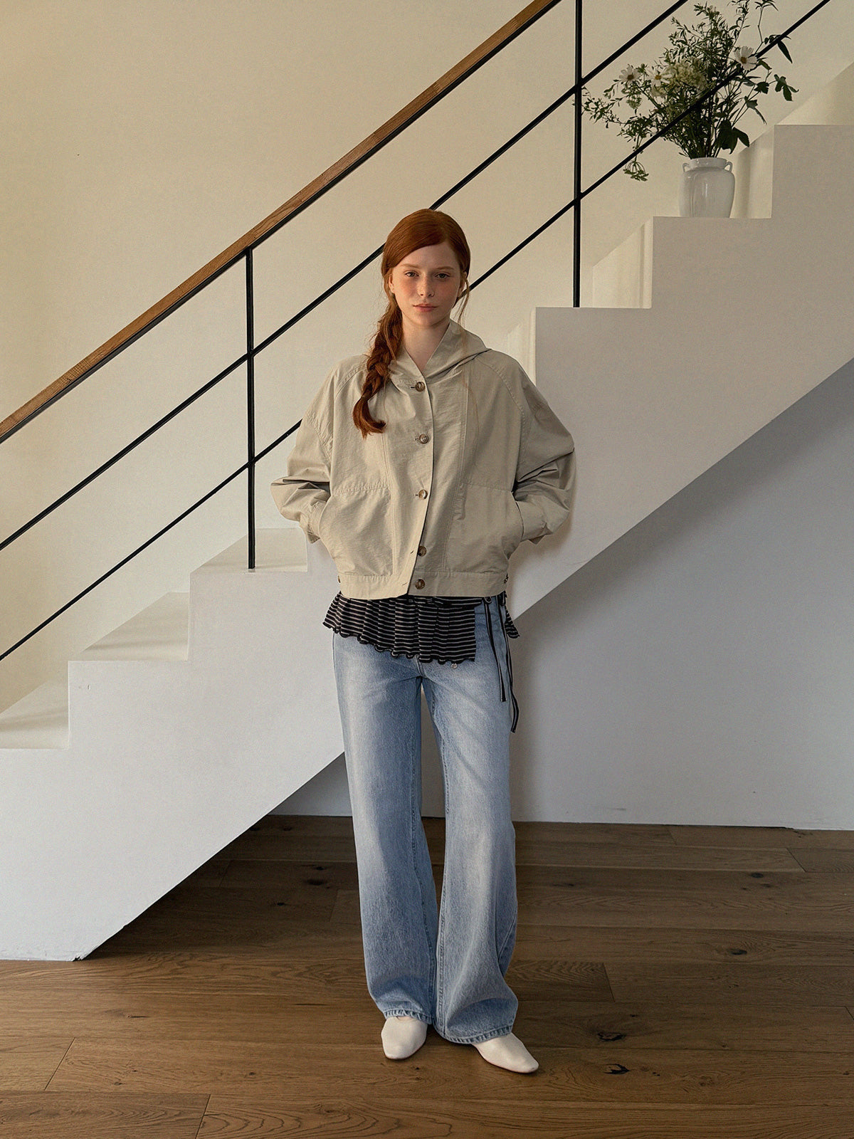 Hetz Button-Up Hooded Jumper