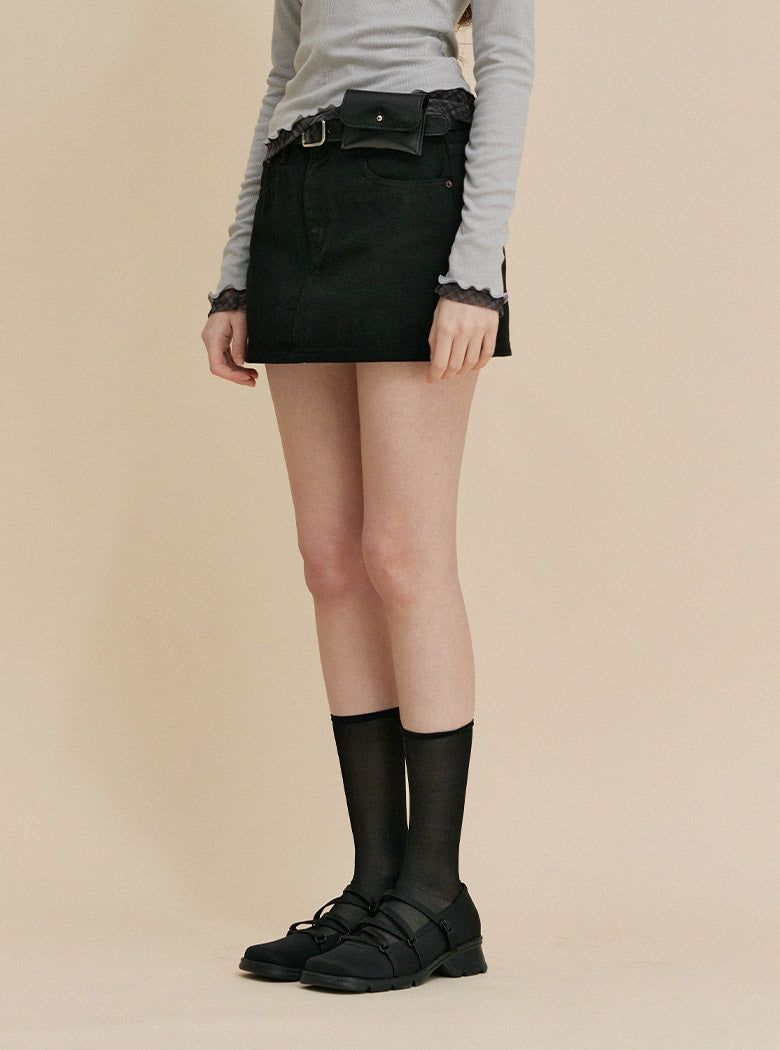 Vereca Cotton Mini Skirt Pants