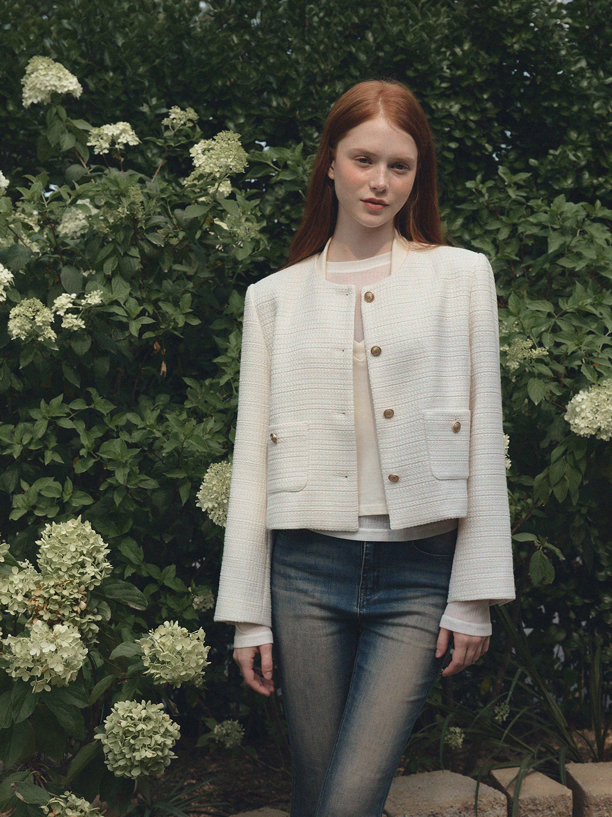 Bondy Round Tweed Jacket