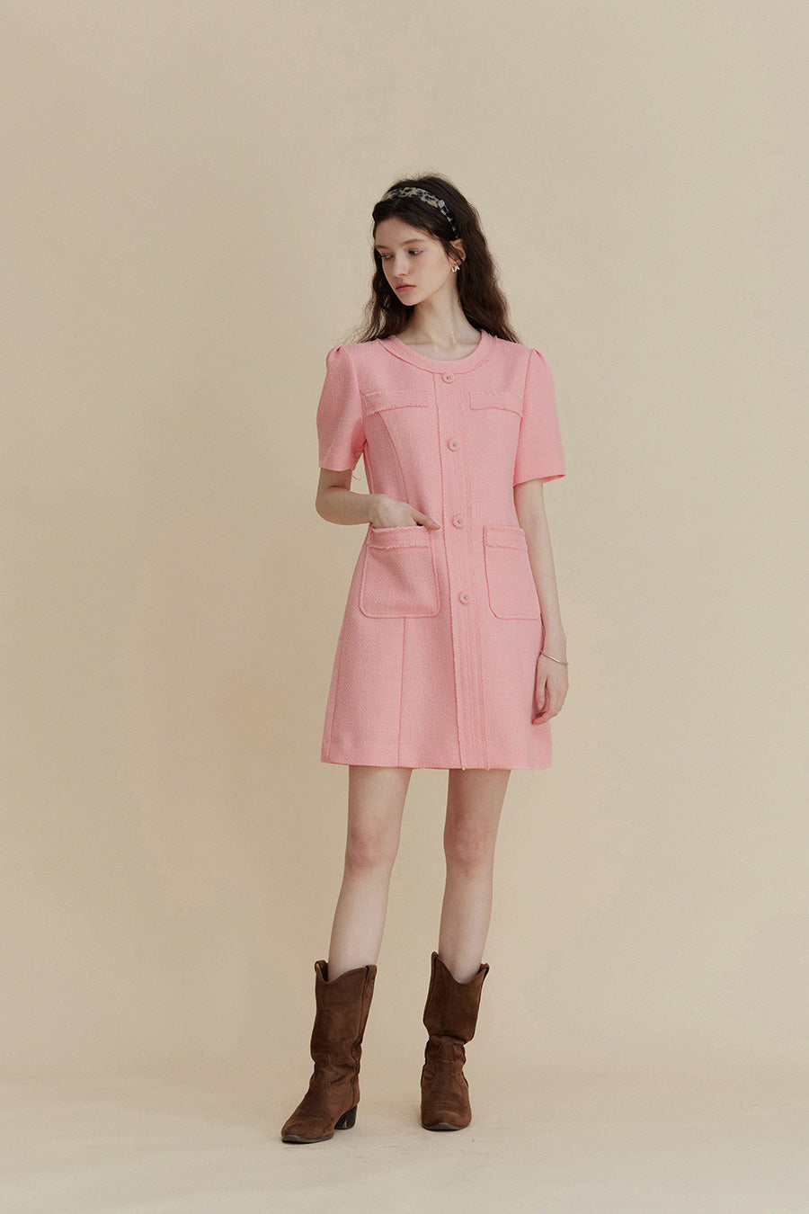 Aint Tweed Pocket Dress