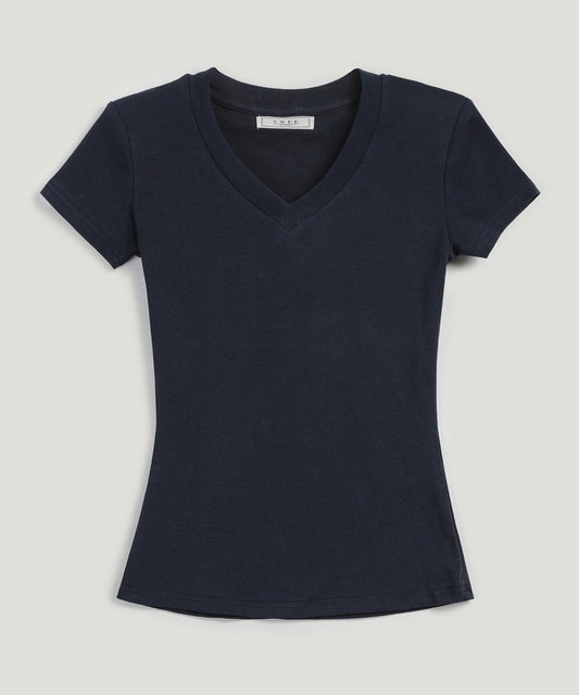 Pad V-Neck Short Sleeve T-Shirt