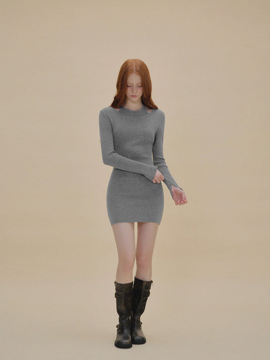 Dupe Layered Knit Dress