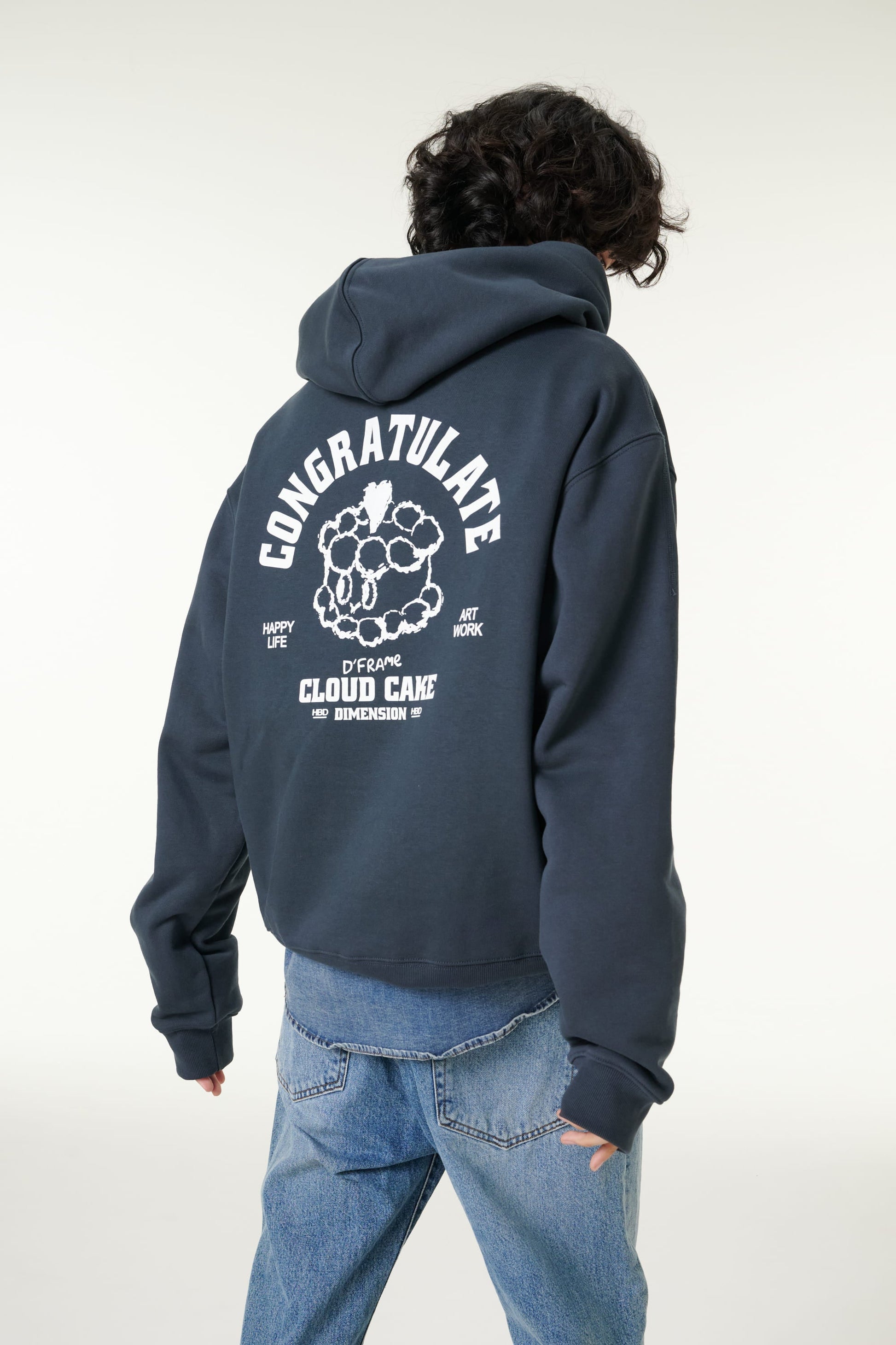 [CLOUD CAKE] Men's Fashion Cloud Cake Fluffy Hoodie-1