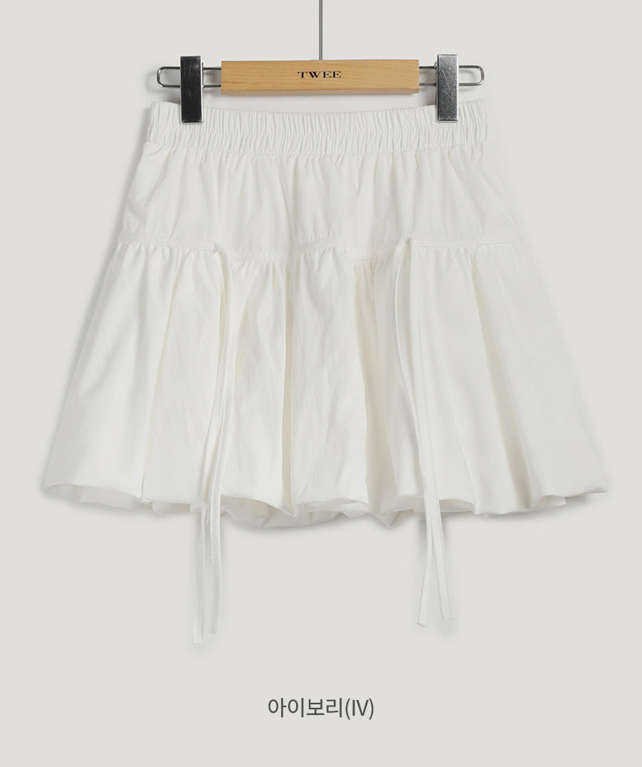 [TWEE] Levis Strap Balloon Mini Skirt-6