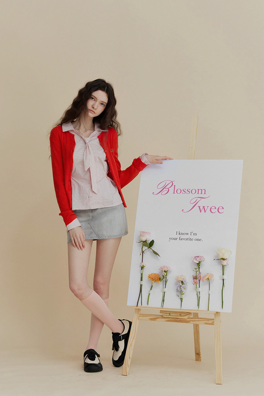 [TWEE] Varnish Tie Stripe Shirt-3