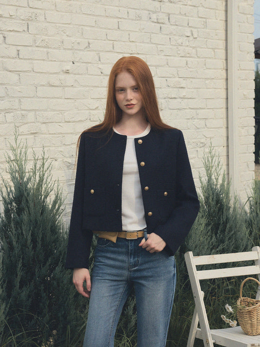Bondy Round Tweed Jacket