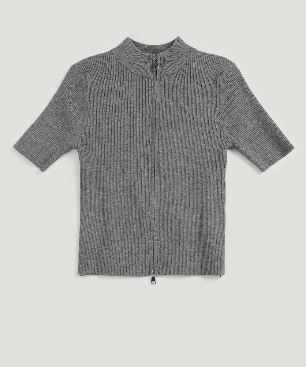 [TWEE] Tonb Two-Way Zipper Knit Zip-Up-7
