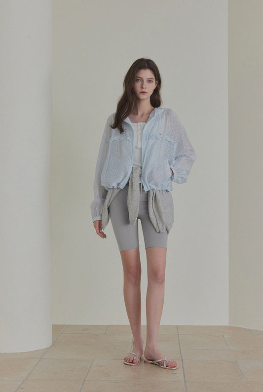 Rench Frill Hooded Windbreaker