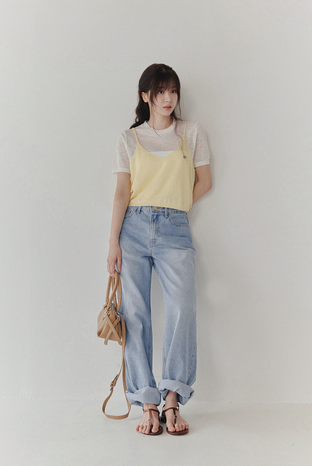 [TWEE] Nihe Colorblock Knit Sleeveless Set-3