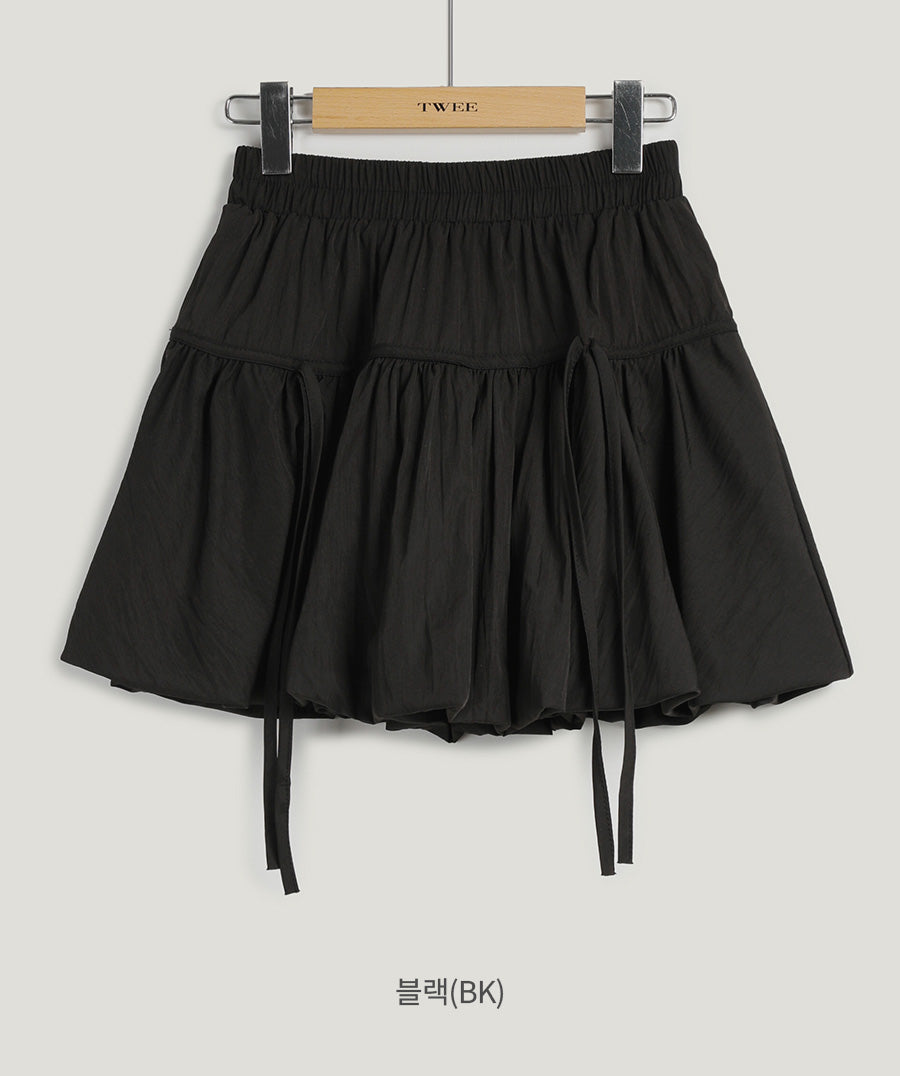 [TWEE] Levis Strap Balloon Mini Skirt-5