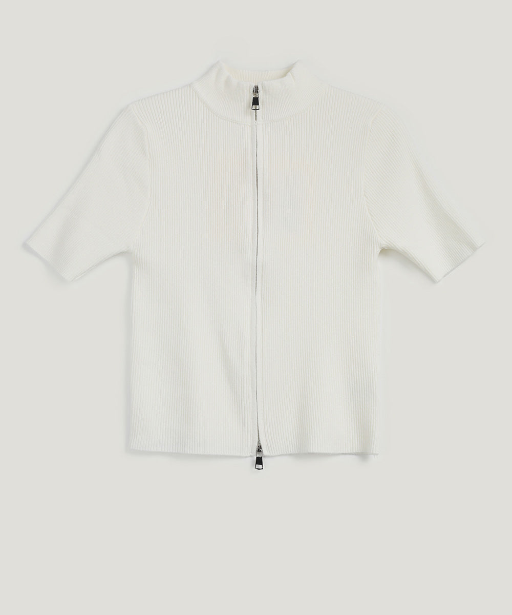 [TWEE] Tonb Two-Way Zipper Knit Zip-Up-5
