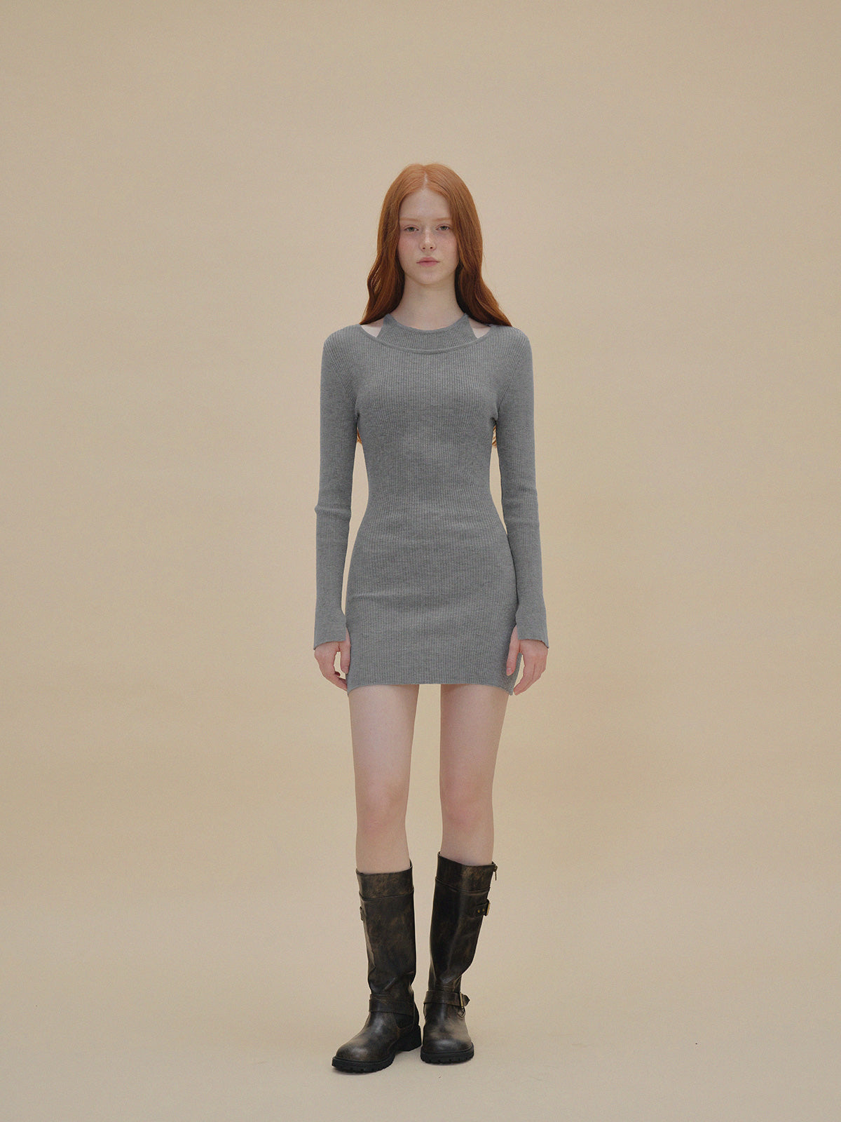 Dupe Layered Knit Dress
