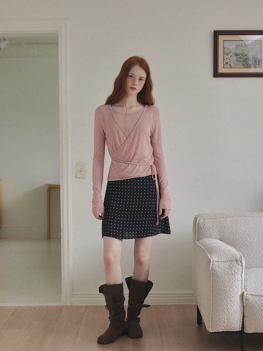 Enton Dot Mini Skirt