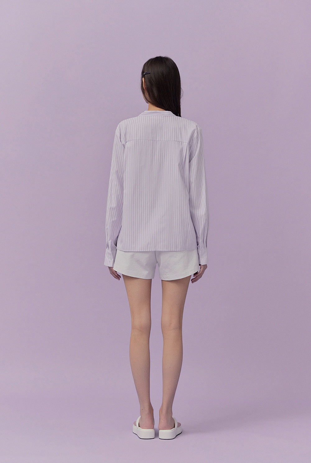 [TWEE] Ritos stripe tie shirt-4