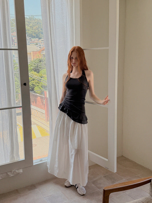 All-New Strap Long Skirt