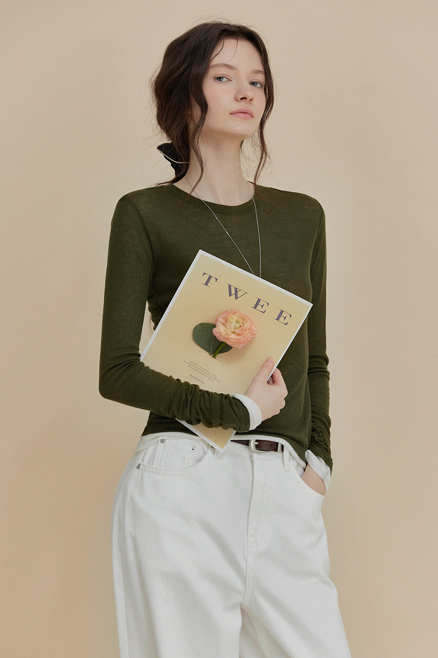 Lunia See-Through Round Color-Block T-Shirt