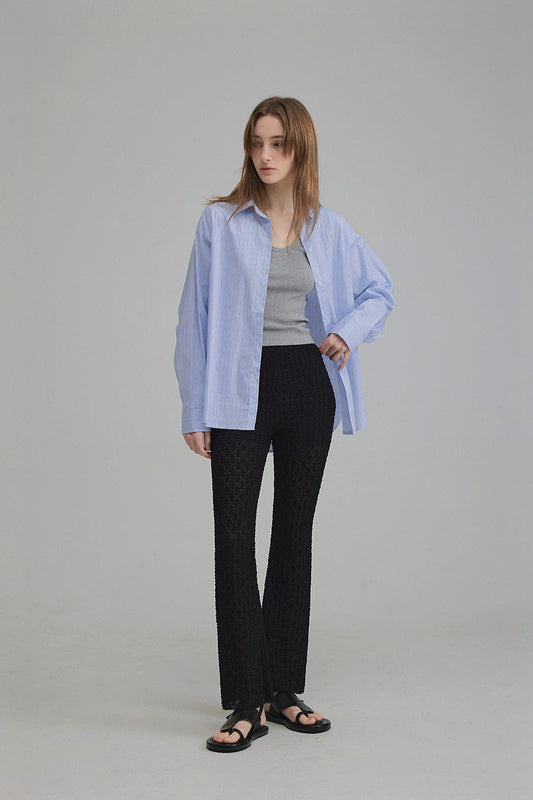Powen Stripe Overfit Shirt