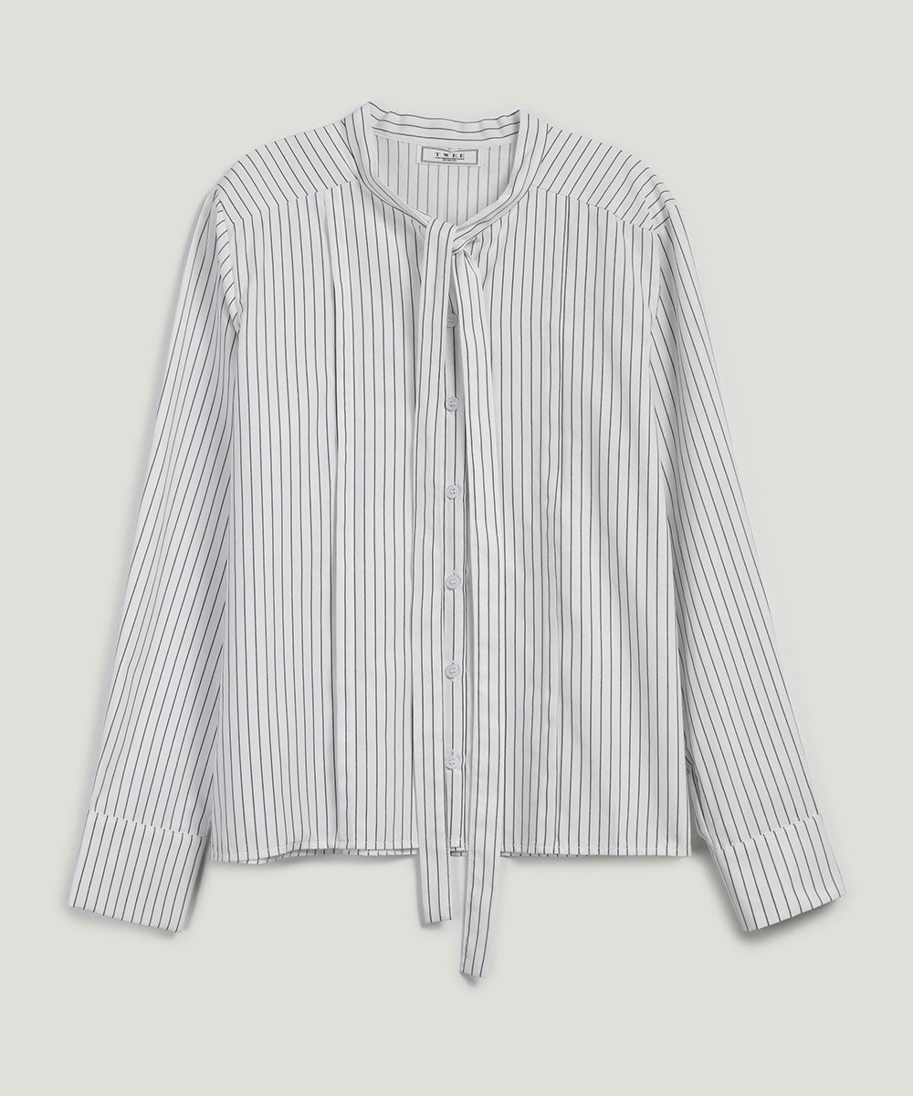[TWEE] Ritos stripe tie shirt-5
